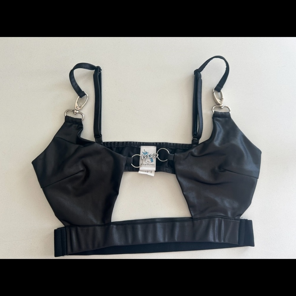 IHeartRaves Black Bra Top